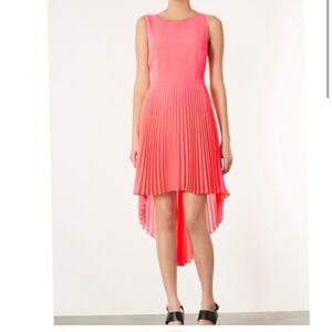 TopShop Pink Dress Fit & Flare Lo-Hi Women’s 12